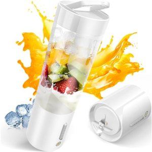 Portable Blender , Personal Mini Blender with 6 Blades, 16 Oz